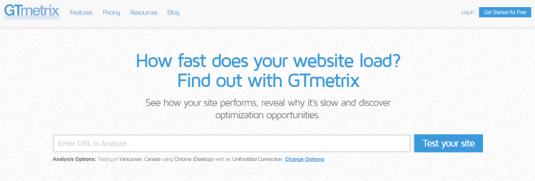 ابزار GTmetrix