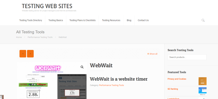 ابزار WebWait