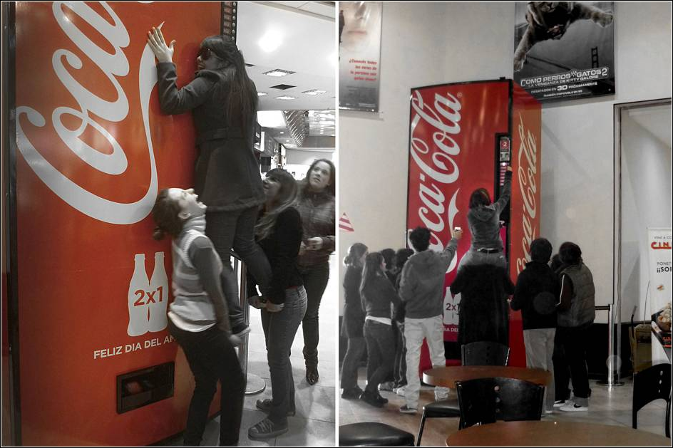 مثالی از بازاریابی چریکی کوکا کولا